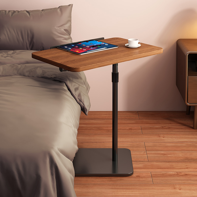 Bedside Table, Movable, Adjustable, Foldable, Rotating Side Table for Bedroom, Dormitory, Home, Student Computer Desk, Bed Study Table, Work Desk, Rectangular Writing Desk, Simple Small Table, Sofa Table