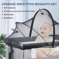 Crib mosquito net yurt full cover universal childrens bed splicing baby installation-free foldable anti-fall boy