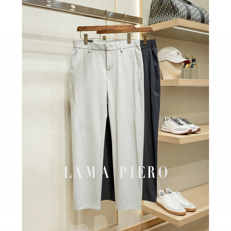 【Lama Piero】 "Toray Drysensor Outdoor Fabric" Men's Lightweight, Comfortable, Quick-Drying Casual Pants