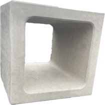 Internet celebrity cement hollow brick component decorative partition foam ceramic partition wall double-sided hollow outdoor styling foam brick