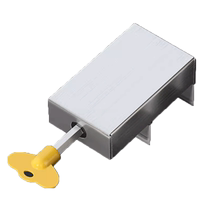 German window limiter lock aluminum alloy buckle child protection fixed screen window plastic steel door and window sliding window