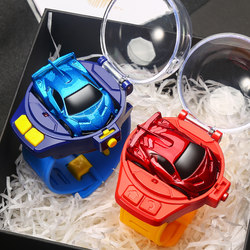 Black Technology Watch Remote Control Car Mini Alloy Racing Boy Electric Kidsren's Toy Car Birthday Gift