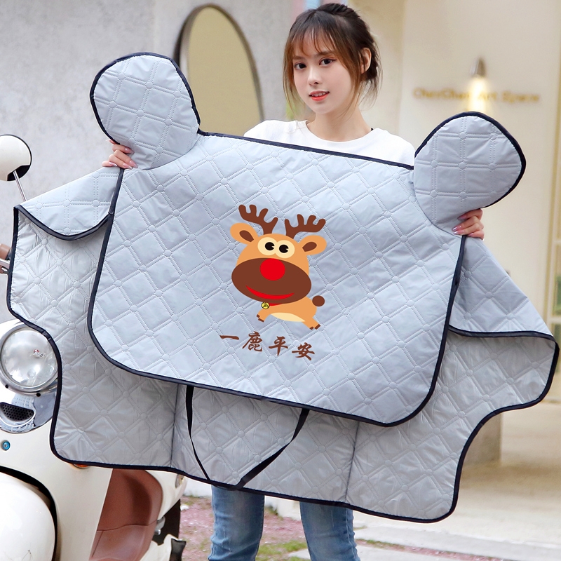 Electric bicycle wind shield summer thin rainproof small electric vehicle sunshade wind shield spring and autumn four seasons universal