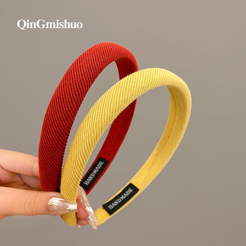 images 22:Blue high-cranial top hair hoop female hairpin 2022 new face-washing hoop hair tied headdress Mori