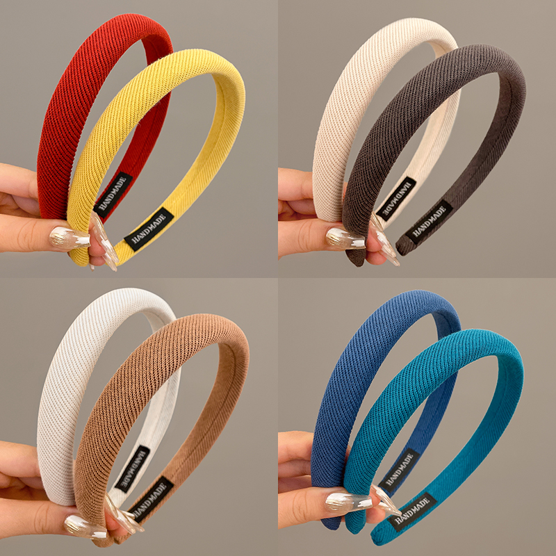 Blue high-cranial top hair hoop female hairpin 2022 new face-washing hoop hair tied headdress Mori