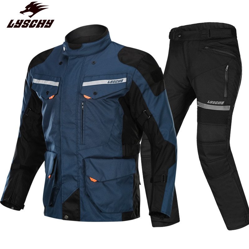 Костюм для верховой езды на мотоцикле Thunder wing, мужской костюм, зимний теплый, водонепроницаемый и защищающий от падения мотоциклетный раллийный костюм, одежда для путешествий на мотоцикле four seasons