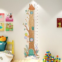Child height sticker removable without injury Wall 3d stereo acrylic cartoon height ruler to measure baby height wall sticker