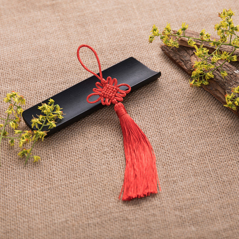 6 trays of small red Chinese knot bonsai ornaments handmade diy decorative accessories tassel tassels Chinese style special gift