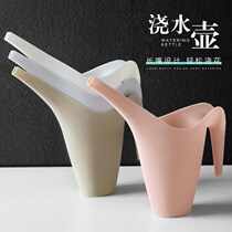 Creative long-mouthed plastic sprinkler watering kettle household green plant potted watering kettle watering pot watering pot gardening kettle