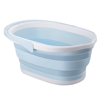 Portable car folding bucket fishing bucket outdoor storage car multi-functional telescopic large car wash bucket