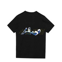 Free Drawing Picture Astronaut China Wind Embroidery Handmade Diy Material Bag Embroidered Short Sleeve T-shirt Delivery Couple Seven-day Gift