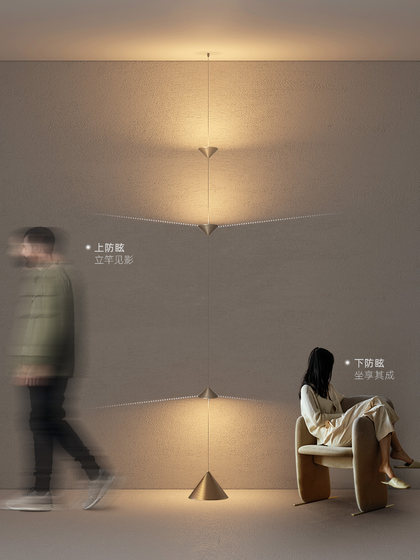 SAKA bedroom bedside time hourglass chandelier personalized creative minimalist atmosphere floor lamp living room background wall