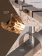 Saka Italian-Style Light Luxury High-End Restaurant Chandelier Linear Strip Light 2026 New Glacier Glass Crystal Chandelier