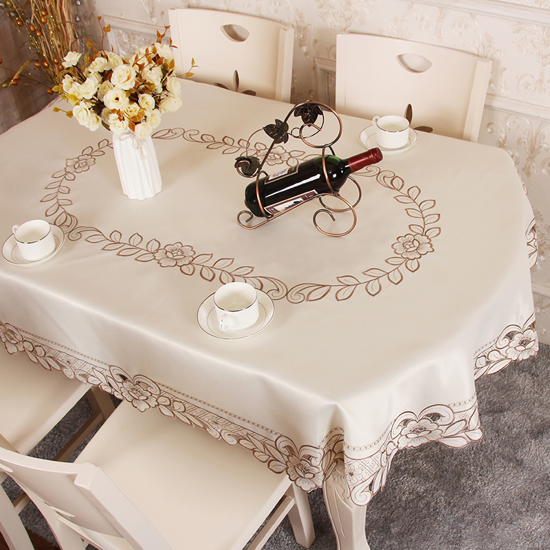 2021 small round long oval table cloth cloth art The new Dining Table Cloth Can Fold Telescopic Chair Cover Home