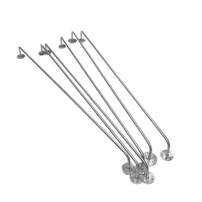 Net Red fashion hanger women's clothing store wall hanging clothes rack stainless steel silver hanging clothing display rack Wall style