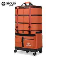 Оранжевая нейлоновая ткань с молнией, PC-пластик