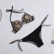 Nữ bikini ba điểm gợi cảm ngực nhỏ quây quần phong cách Âu Mỹ bikini tam giác xẻ tà đi biển - Bikinis