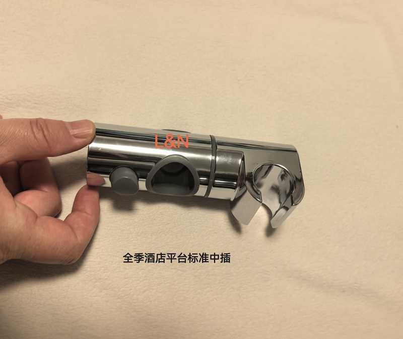 All-Season Hotel Exclusive 25mm Shower Head Holder Slide-On Bracket Straight Connector Rod Accessories
