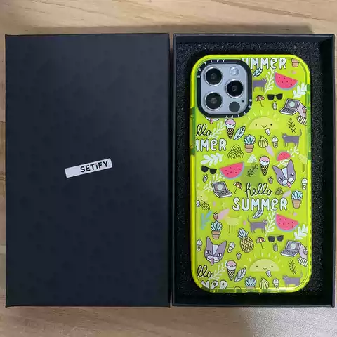 Fashionable Summer Animal Illustration Pattern Silicone Case – Pro/Plus/Max/Air – iPhone 17, iPhone 16, iPhone 15, iPhone 14, iPhone 13, iPhone 12