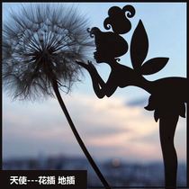  Fairy fairy flower fairy wrought iron flower plug-in plug-in flower arrangement balcony net safflower rack flower arrangement basin courtyard