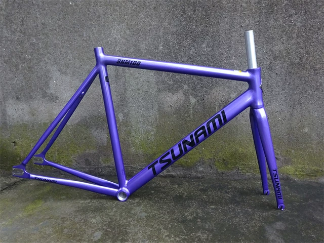 TSUNAMI SN M100 Frame Set Fixed Gear 700C Aluminum Frame and F