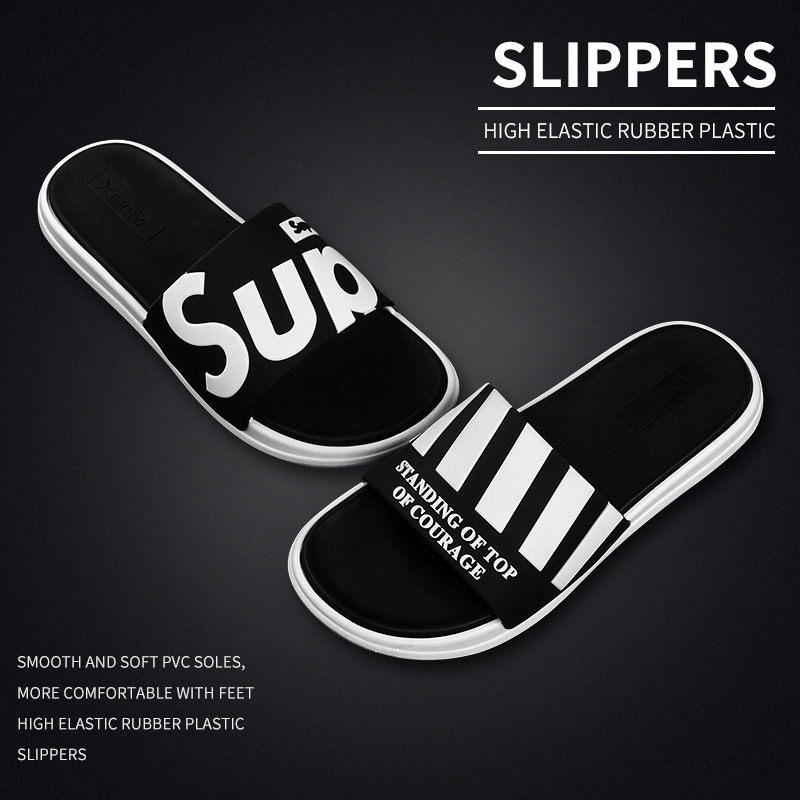 Slippers men's summer outwear Ins trends 2022 new sandals men anti-slip and anti-wear and abrasion beach sandals