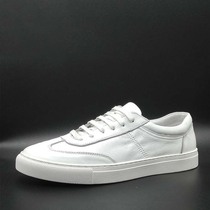 Tide Cards Little White Shoes Men 2022 Summer New 100 Hitch White Board Shoes Men Breathable Genuine Leather Comfort Casual Shoes