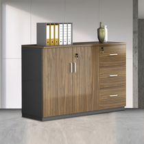 Short Cabinet Bookcase Cabinet Bookcase Cabinet Office Filing Cabinet Wood Locker Information Cabinet Tea Water Cabinet Office Cabinet