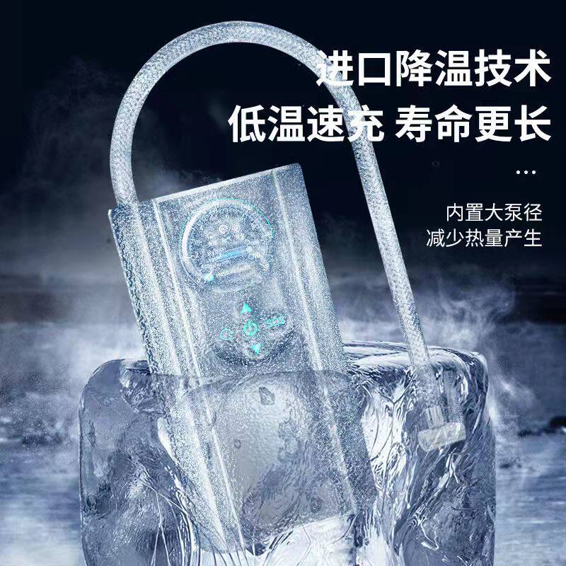 Car tire inflation pump metal single cylinder car air pump machine electric car high pressure pump car supplies
