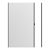 Bathroom partition curtain waterproof cloth invisible bath curtain suit free of punching and folding toilet shower dry and wet separation upscale