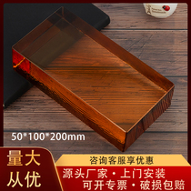  Glass brick Fine grinding color brick Transparent square glass partition wall Crystal brick bar light transmissive curtain wall landscape wall