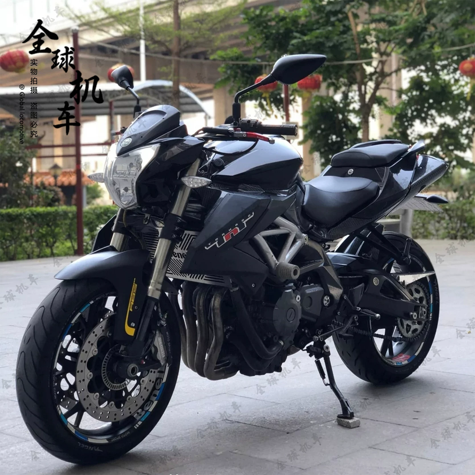 Новая страна четыре Bennari Huanglong 600TNT Edar Cold BJ300 уличный автомобиль ABS может панель четыре -цилиндровый мотоцикл