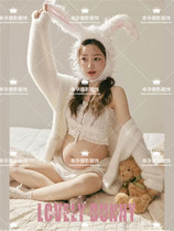 Rental 2023 Rabbit Maternity Clothes Photoshoot Clothes Photo Studio Maternity Photoshoot Clothing Pregnant Mother Photoshoot Clothes