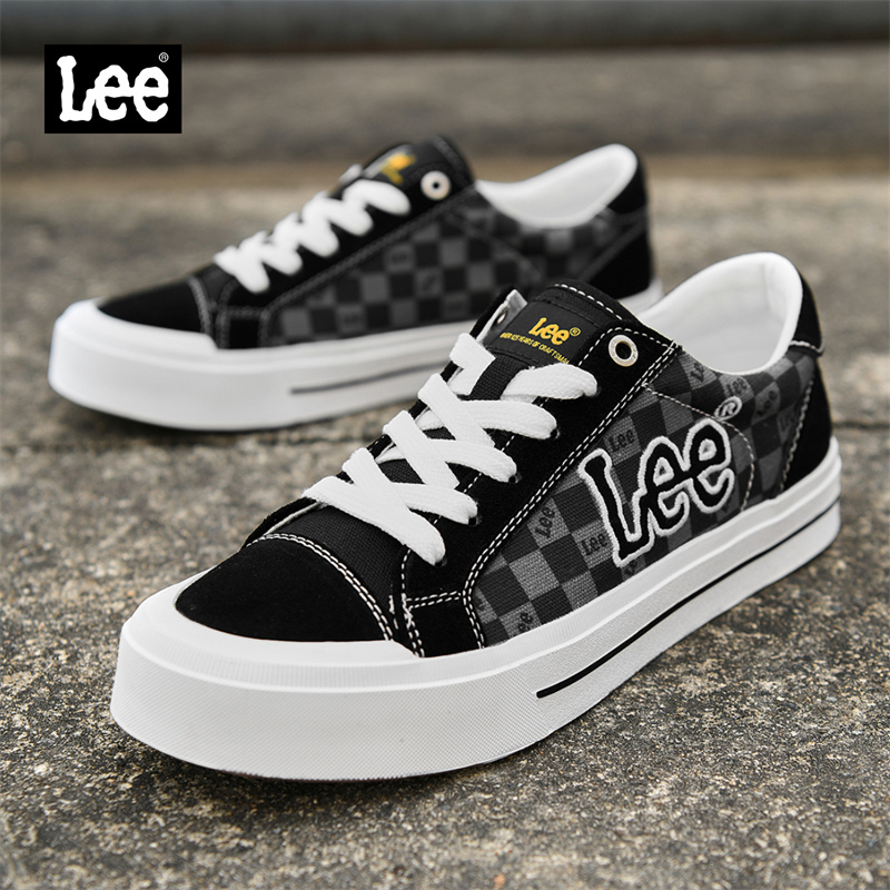 Lee Canvas Shoes for Men 2026 Spring New Men's Shoes Breathable High-End Black Cloth Shoes Casual Shoes Trendy Sneakers