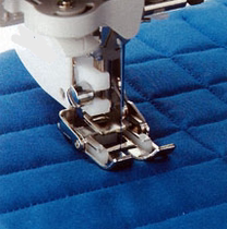 Quilted presser foot