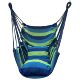 Reclining Patio Hammock under the Eaves, Outdoor Swing Hanging Basket, Foldable Student Dormitory Hanging Chair, Single Person Lazy Leisure Chair