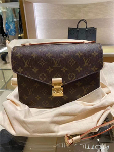 代购 LV/路易威登女包 POCHETTE METIS帆布邮差包斜挎包M44875