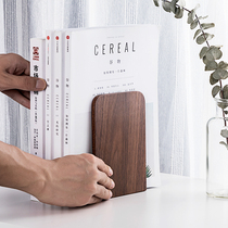 Walnut book stand Office study desk finishing Solid wood bookshelf