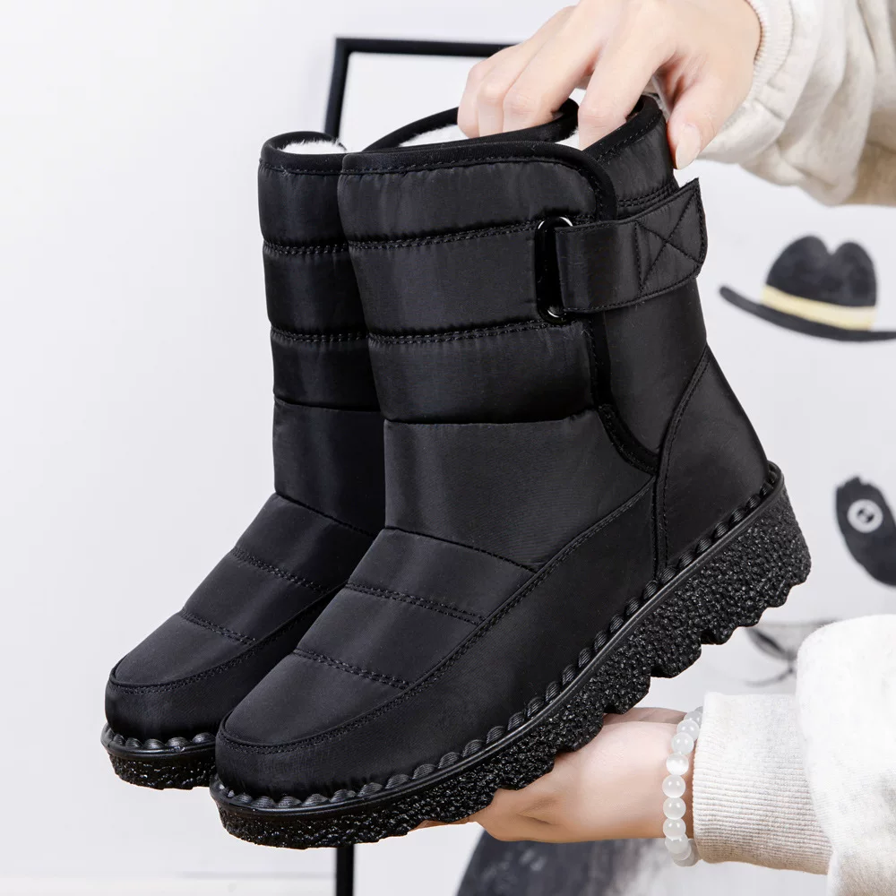 Женские сапоги супер warmth winter boots with heels snow boots