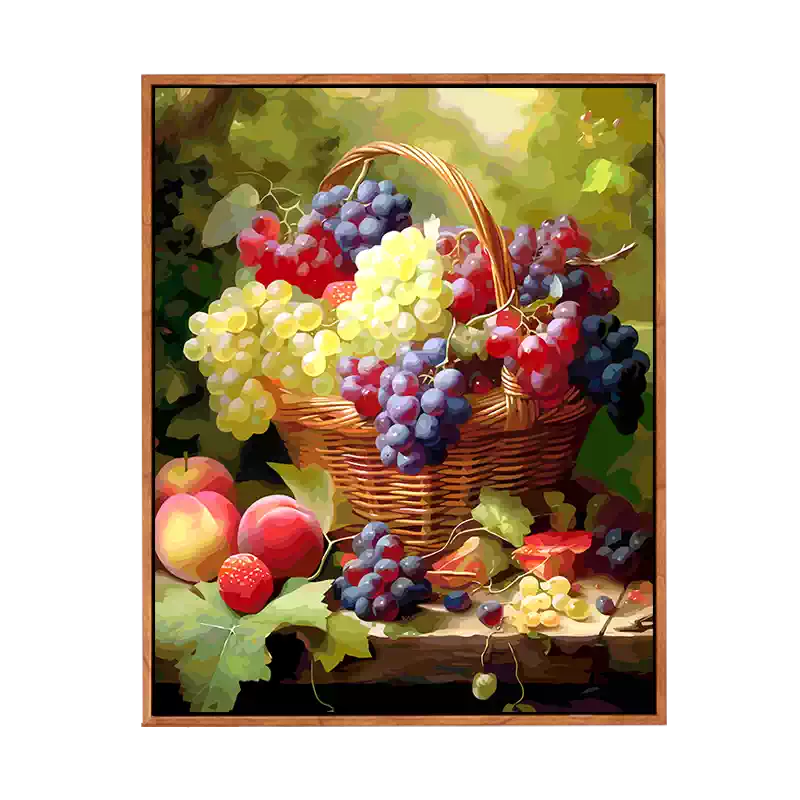 手工diy数字油画人物爱国丙烯画填充填色油彩肌理画画儿童礼物