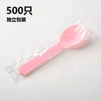 Розовая ложка (независимая упаковка) 500 узлов