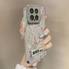 Retro Floral Pattern Suitable for Xiaomi 17Promax Phone Case, Fashionable for Women, Miui15/14 Aesthetic Leather Texture, K90Promax Full Protection Anti-Drop, K80U Simple Civi5Pro High-End Feel Case