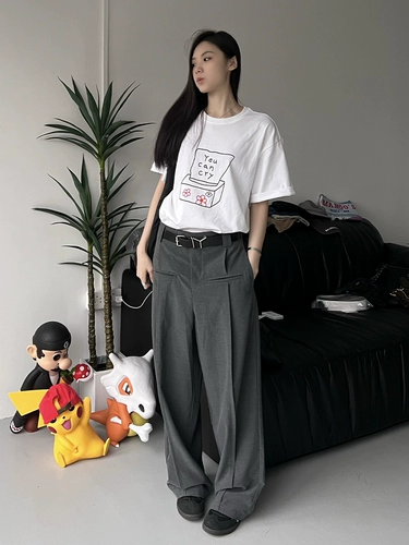 Мужская летняя одежда, футболка для влюбленных, хлопковая универсальная парная одежда, короткий рукав