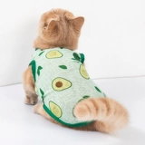 Щенка для щенка авокадо жилет в летнем плюше