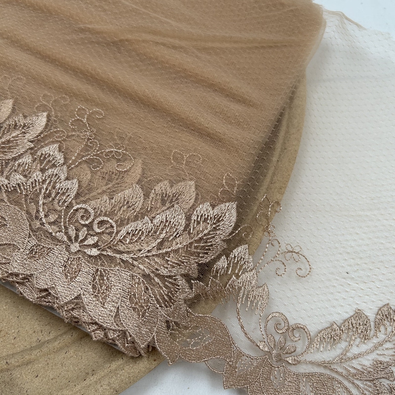 H008 6m Price Lace Trim Accessories Mesh Embroidery Khaki Color Heavy Handmade DIY Accessories Decorative Ribbon H008 6m Price Lace Trim Accessories Mesh Embroidery Khaki Color Heavy Handmade DIY Accessories Decorative Ribbon
