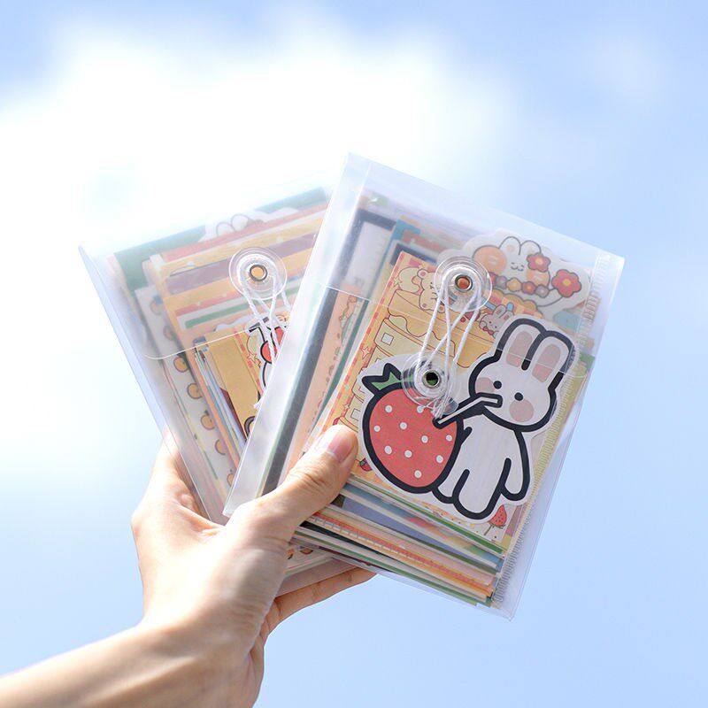 * Nice-looking post-it notes, post-it notes, sub-packed blind boxes, cute Korean version ins, non-sticky hand account collage, bottom decoration