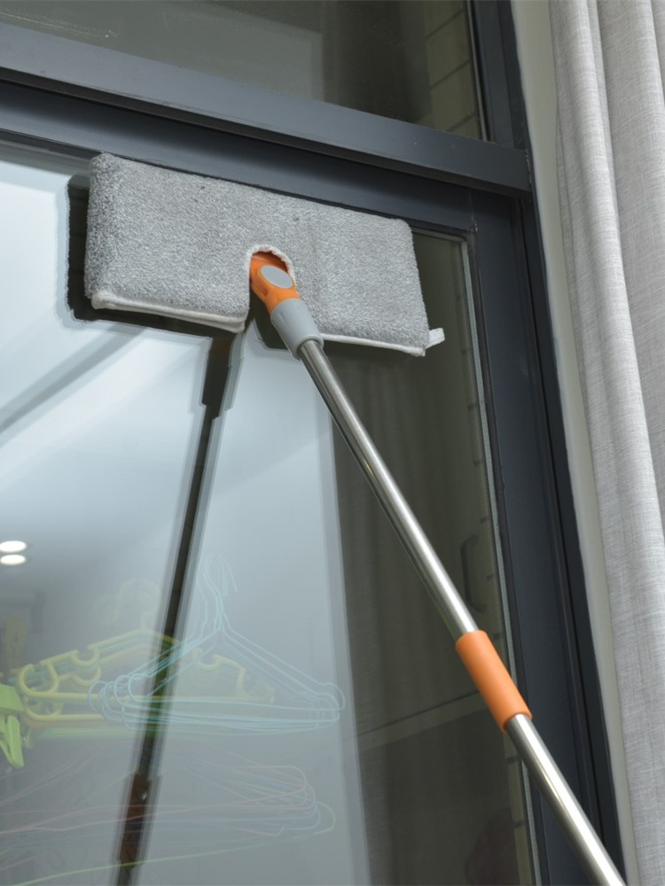 Wipe the wall artifact wall tile cleaning mop to clean the kitchen ceiling roof extension rod to wipe the glass home