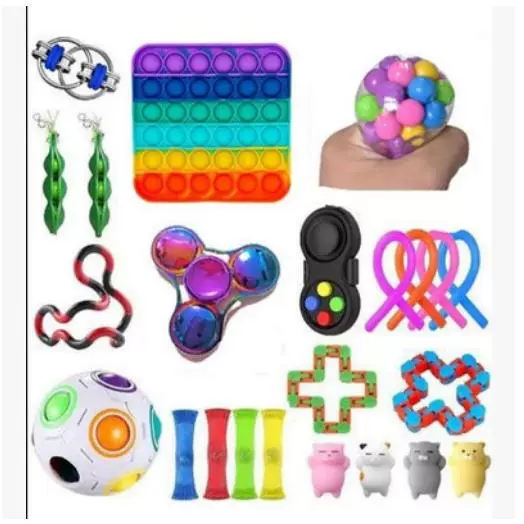 Антистресс игрушка для раздражительности пальцев, гаджет-Spinner, Popit, Pop It