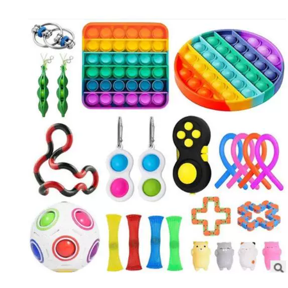 Антистресс игрушка для раздражительности пальцев, гаджет-Spinner, Popit, Pop It