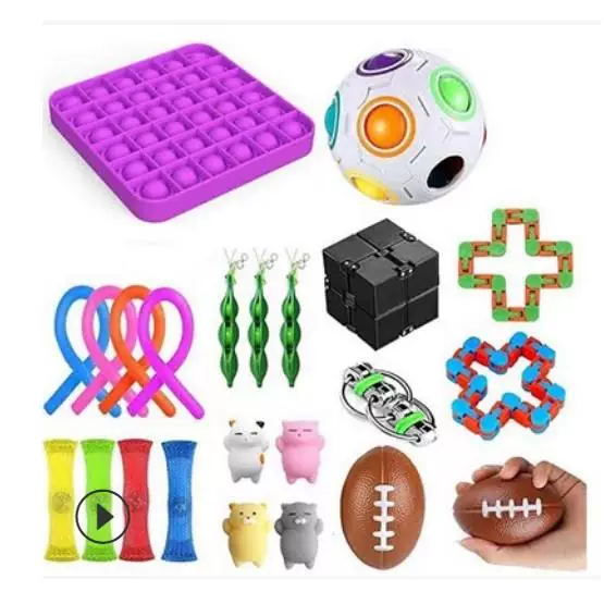 Антистресс игрушка для раздражительности пальцев, гаджет-Spinner, Popit, Pop It